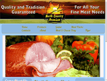 Tablet Screenshot of northcountrymeats.com